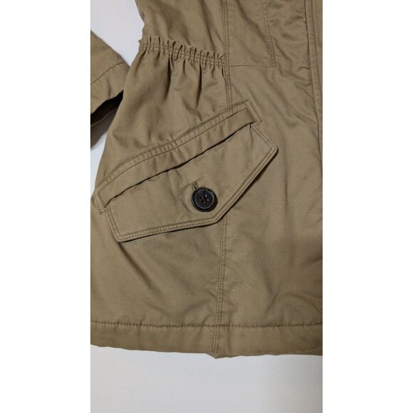 Jockey Utility Jacket Womens XS Military-Style Barn Pockets Plaid Lining - Picture 10 of 11